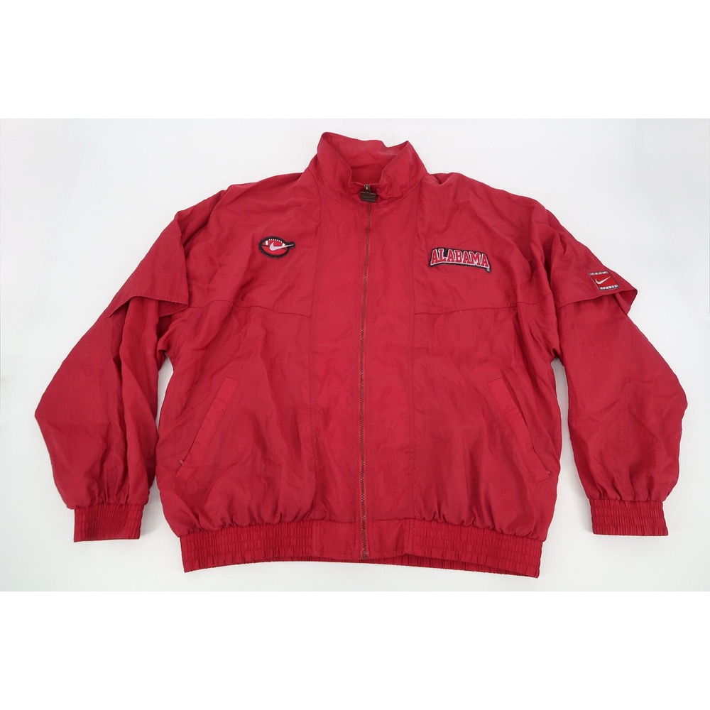 Vintage Nike Alabama Crimson‎ Tide Jacket Mens XL Team Sports Embroidered Back